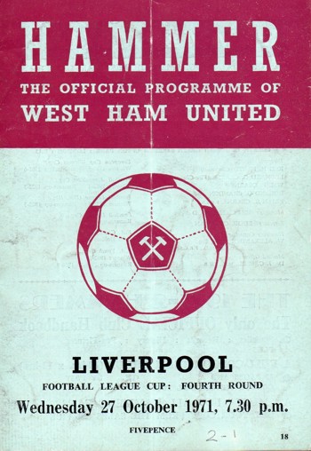 Match programme
